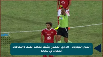 انفجار المباريات.. الدوري المصري يشهد تصاعد العنف والبطاقات الحمراء في بداياته